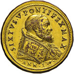 PAPALI - SISTO V  (1585-1590)  Medaglia ... 