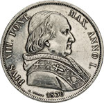 PIO VIII  (1829-1830)  Scudo 1830 ... 