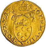CLEMENTE VII  (1523-1534)  Scudo doro del ... 