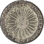 SVIZZERA - GINEVRA - 15 Soldi 1794.   Kr. 97 ... 
