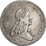   PALERMO  CARLO III  (1720-1734)  Oncia ... 