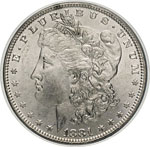 U.S.A. - Dollaro Morgan 1881 O entro slab ... 