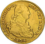 SPAGNA - CARLO IV  (1788-1808)  2 Escudos ... 