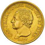 CARLO FELICE  (1821-1831)  80 Lire ... 