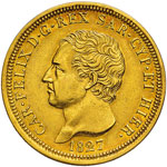 CARLO FELICE  (1821-1831)  80 Lire 1827 ... 
