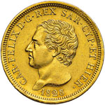 CARLO FELICE  (1821-1831)  80 Lire 1828 ... 