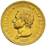 CARLO FELICE  (1821-1831)  40 Lire 1822 ... 
