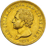 CARLO FELICE  (1821-1831)  40 Lire 1825 ... 