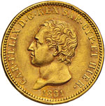 CARLO FELICE  (1821-1831)  40 Lire 1831 ... 