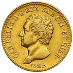CARLO FELICE  (1821-1831)  20 Lire 1822 ... 