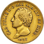 CARLO FELICE  (1821-1831)  20 Lire 1823 ... 