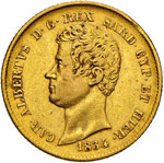 CARLO ALBERTO  (1831-1849)  20 Lire 1834 ... 