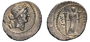 CLAUDIA - P. Clodius M.f. Turrinus (41 a.C.) ... 