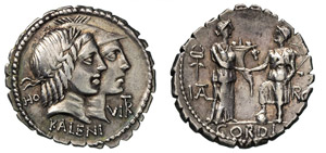 FUFIA - Q. Fufius Calenus e Mucius Cordius ... 