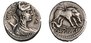 HOSIDIA - C. Hosidius C.f. Geta (68 a.C.) ... 