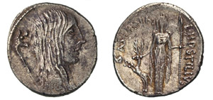 HOSTILIA - L. Hostilius Saserna (48 a.C.) ... 