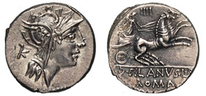 JUNIA - D. Junius Silanus L.f. (91 a.C.) ... 