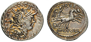 LUCILIA - M. Lucilius Rufus (101 a.C.) ... 