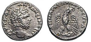 CARACALLA (198-217) Tetradramma, Seleucis e ... 