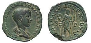 OSTILIANO, Cesare (250-251) Sesterzio. D/ ... 