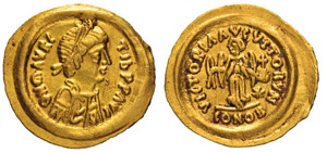 MAURIZIO TIBERIO (582-602) Tremisse, ... 