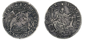 LUCCA - REPUBBLICA (1369-1799) Barbone da 12 ... 