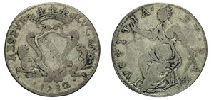 LUCCA - REPUBBLICA (1369-1799) Barbone da 12 ... 