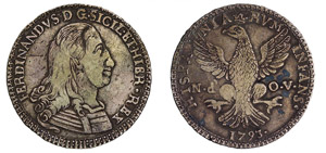 PALERMO - FERDINANDO III (1759-1816) Da 12 ... 