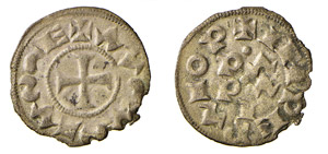 PAVIA - IL COMUNE (1250-1359)  Denaro (0,655 ... 