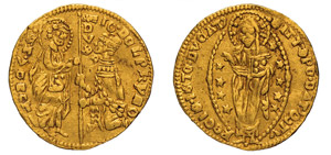 VENEZIA - GIOVANNI DOLFIN (1356-1361) Ducato ... 