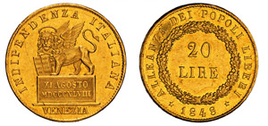 VENEZIA - GOVERNO PROVVISORIO (1848-1849) 20 ... 