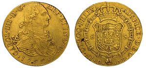 COLOMBIA - CARLO IV (1788-1808) 8 Escudos ... 