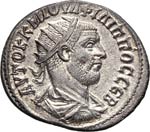 FILIPPO I LARABO  (244-249)  Tetradramma, ... 