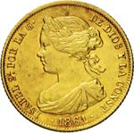 SPAGNA  ISABELLA II  (1833-1868)  100 reales ... 