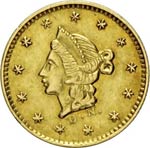 USA      1/2 Dollaro 1852 California.   Kr. ... 