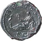 ADRIANO  (117-138)  Dupondio o ... 
