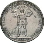 Tiri Federali      5 Franchi 1869 Zug.   Ag  ... 