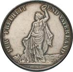 Tiri Federali      5 Franchi 1872 Zurich.   ... 