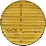 SVIZZERA      250 Franchi 1991 B, Bern ... 