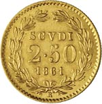 PIO IX  (1846-1878)  2,5 Scudi ... 