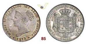   PARMA  MARIA LUIGIA  (1815-1847)  5 Lire ... 