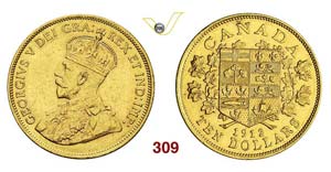 CANADA - GEORGE V  (1910-1936)  10 Dollari ... 