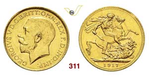 CANADA - GEORGE V  (1910-1936)  Sovereign ... 