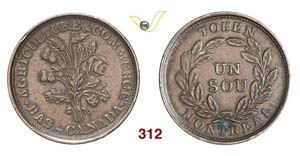 CANADA (LOWER) - MONTREAL - Sou Token s.d. ... 