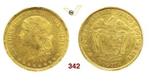COLOMBIA - REPUBBLICA  (1821-...)  20 Pesos ... 