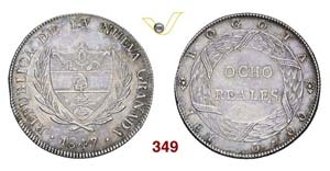 COLOMBIA - NUEVA GRANADA - 8 Reales 1847.   ... 