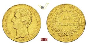 FRANCE - NAPOLEON I  (1799-1804)  20 Franchi ... 