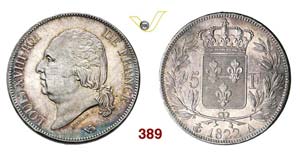 FRANCE - LUIGI XVIII  (1814-1824)  5 Franchi ... 