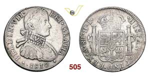 MEXICO  SOMBRERETE -   8 Reales 1810 di ... 