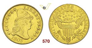 UNITED STATES OF AMERICA - 10 Dollars 1803 ... 